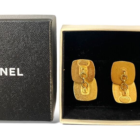 CHANEL Vintage Fall 1995 Mens Cufflinks - Picture 3 of 8
